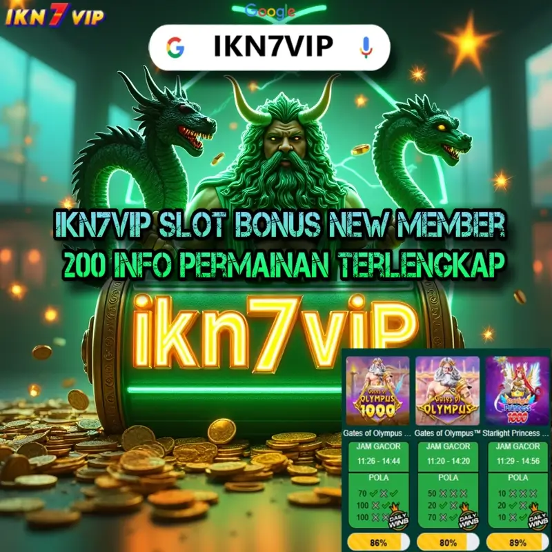 IKN7VIP Slot Bonus New Member 200 Info Permainan Terlengkap